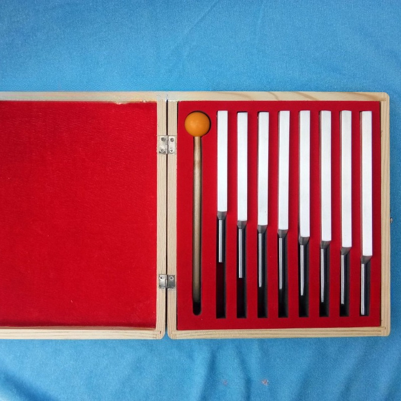 Musical Instrument Groups - Standard steel tuning fork 8 groups,