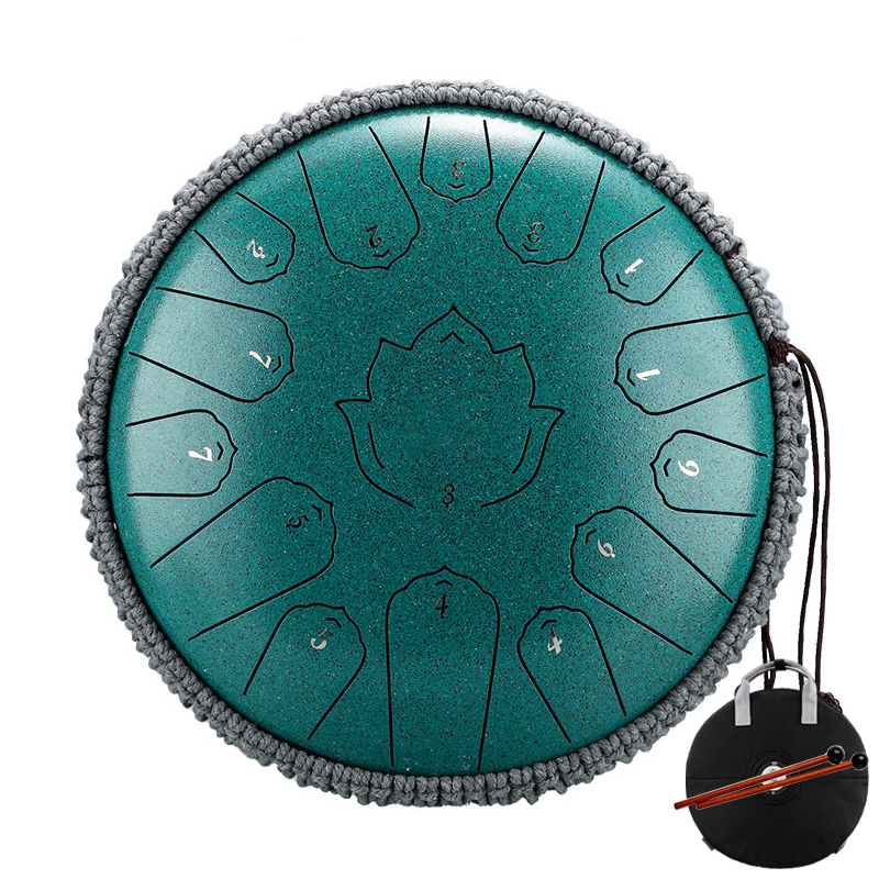 Musical Instrument Note - Hluru Glucophone Steel Tongue Drum 13