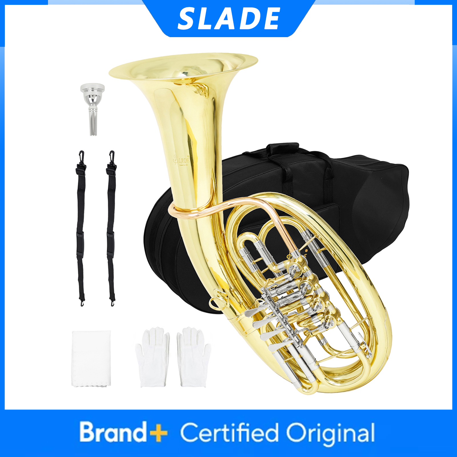 Musical Instrument Euphonium - SLADE Euphonium Rotary 4 Keys Baritone
