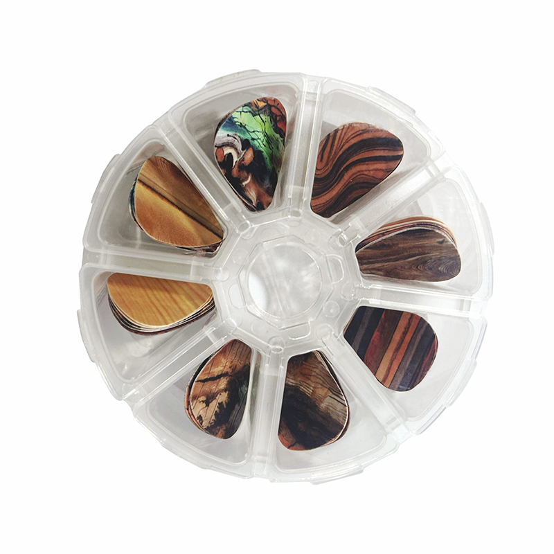 Musical Instrument Box - 50-Piece Boxed Guitar Picks Set .