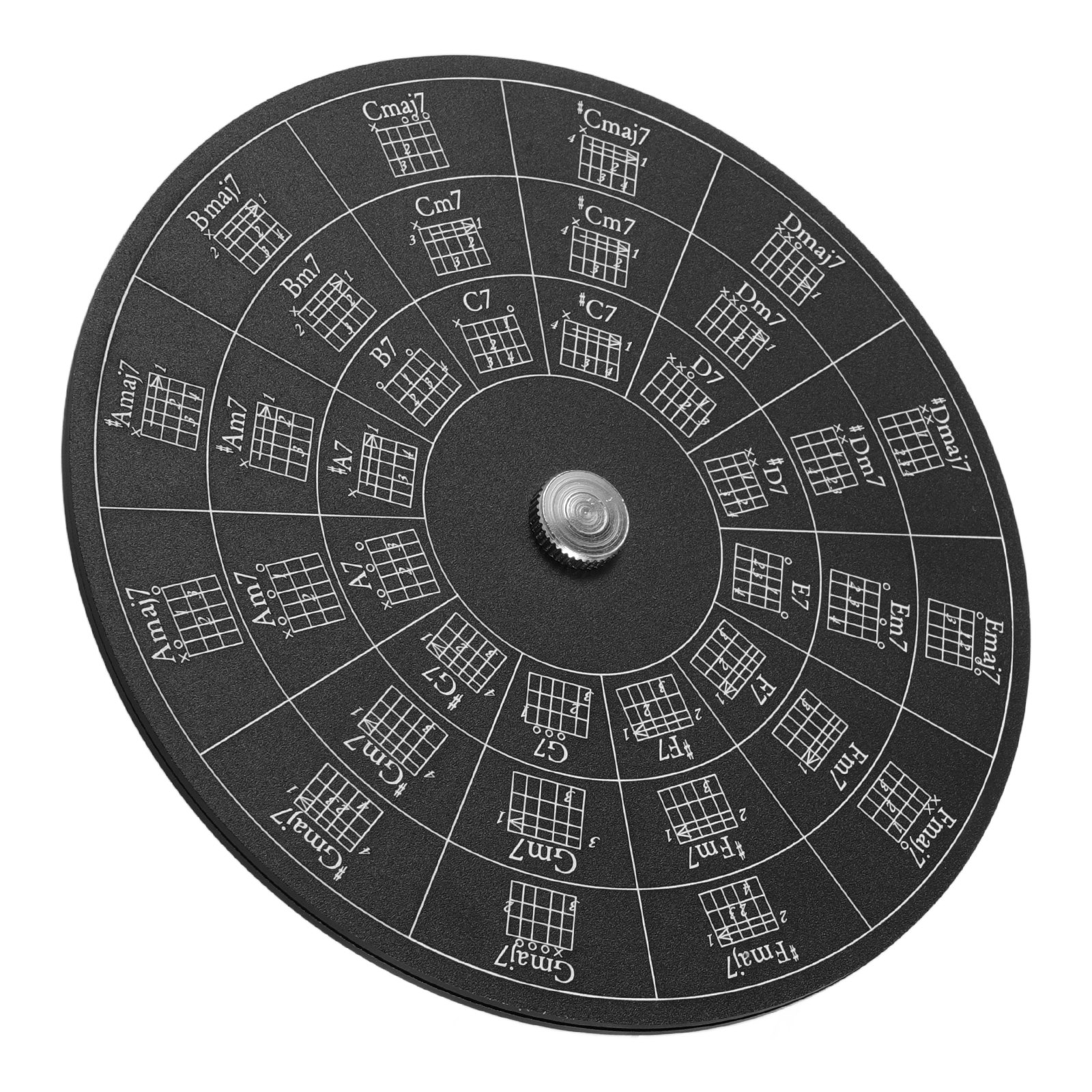 Musical Instrument For Beginners - Aluminum Alloy Chord Wheel Melody Tool