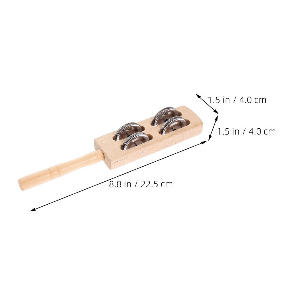 2Pcs Bell Stick Percussion Ins - Musical Instrument You Shake recensie en prijs