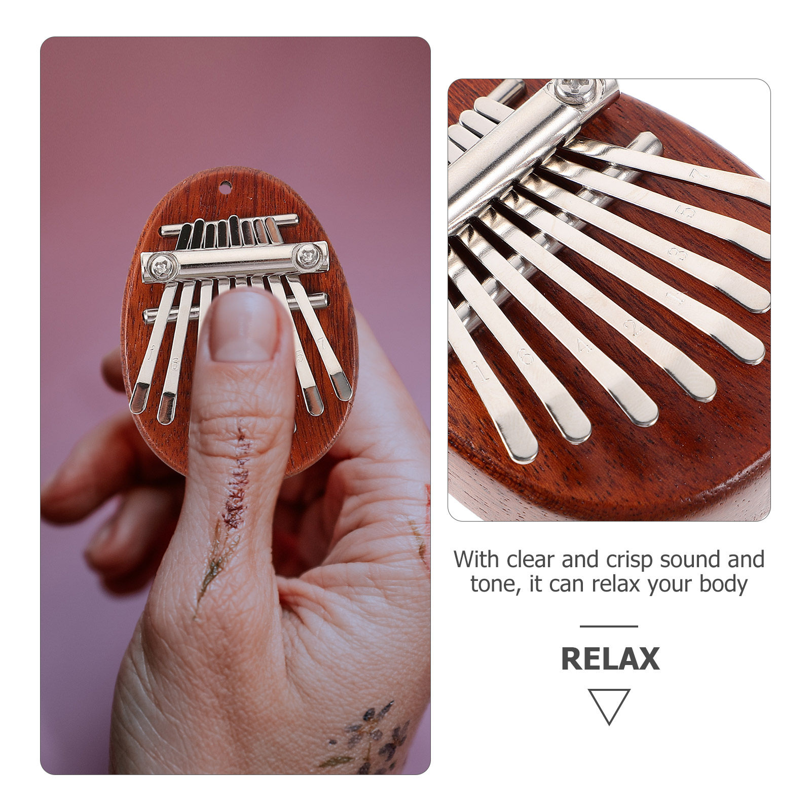 1Set Kalimba Thumb Piano Mini  - Musical Instrument For Beginners recensie en prijs