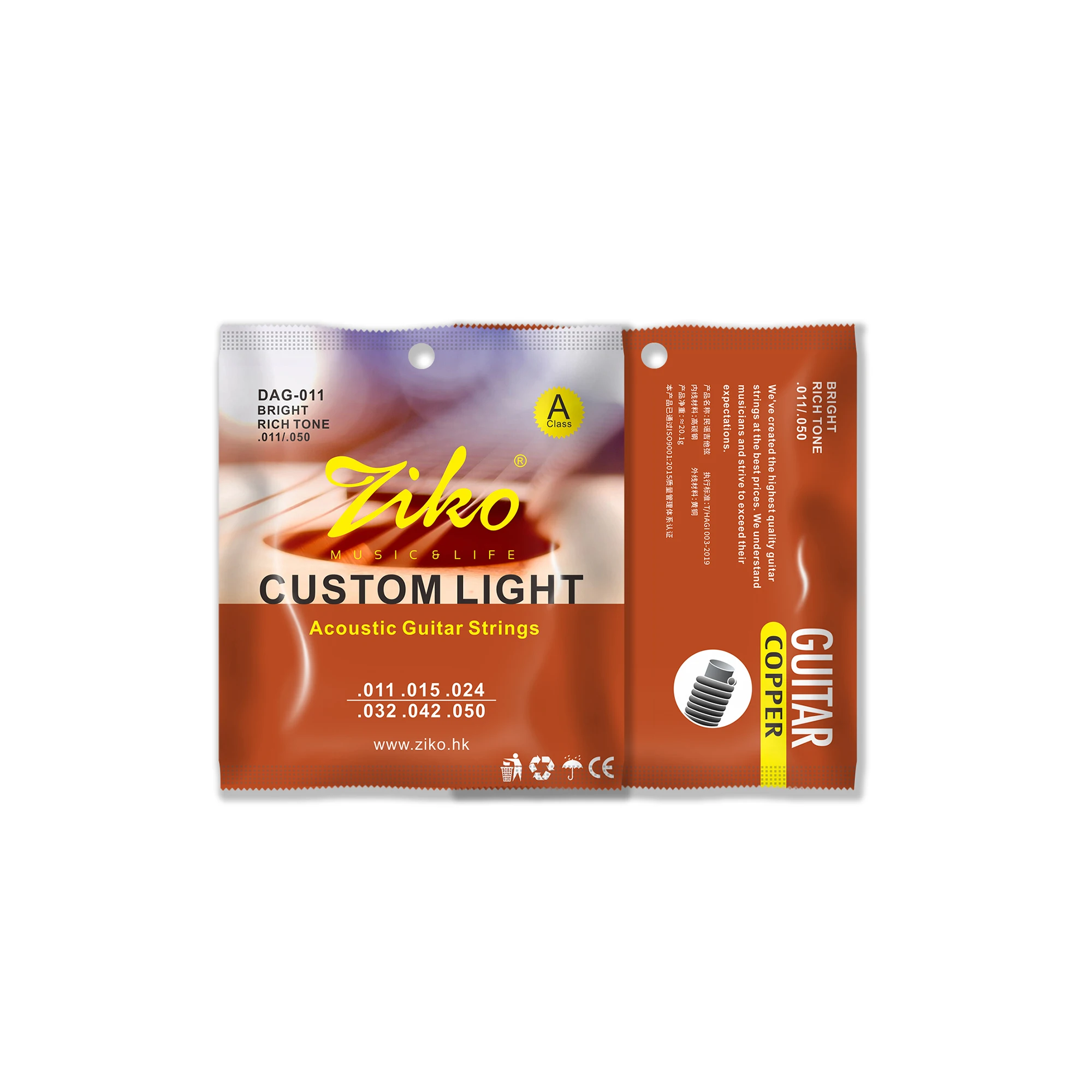 ZIKO Acoustic Guitar String St - Musical Instrument For Beginners recensie en prijs