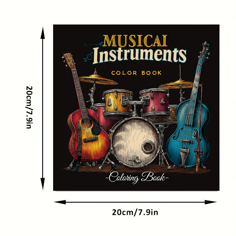 28 Pages Musical Instrument Co - Musical Instrument Coloring Pages recensie en prijs