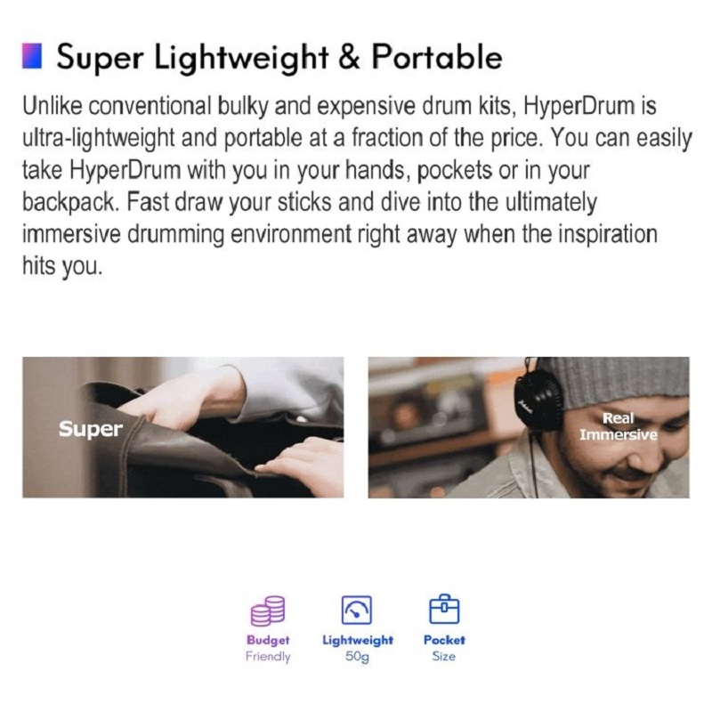 Hyperdrum Somatosensory Virtua - Musical Instrument Virtual recensie en prijs
