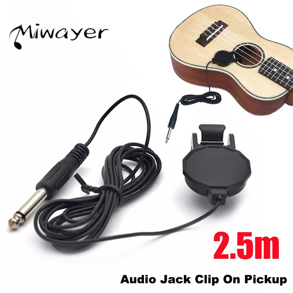 Audio Jack Clip On Pickup for  - Musical Instrument Note recensie en prijs