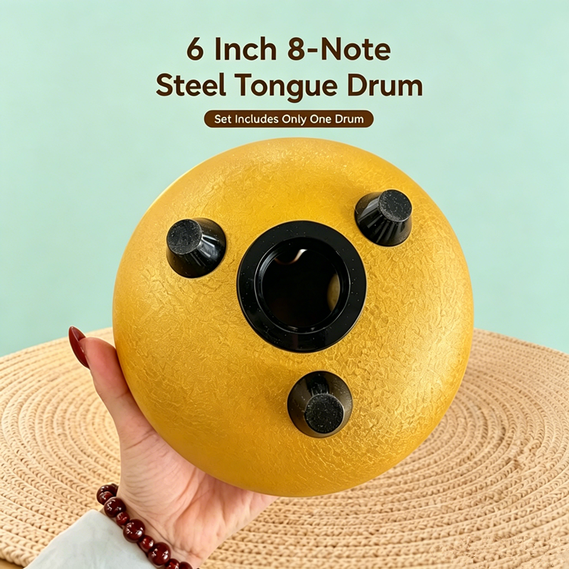 Steel tongue drum,6 Inch 8 Not - Musical Instrument Note recensie en prijs