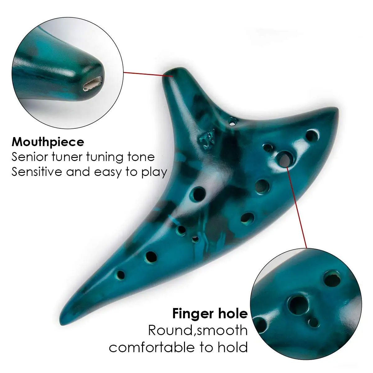 Miwayer Ocarina12 Tones Alto C - Musical Instrument In Chinese recensie en prijs