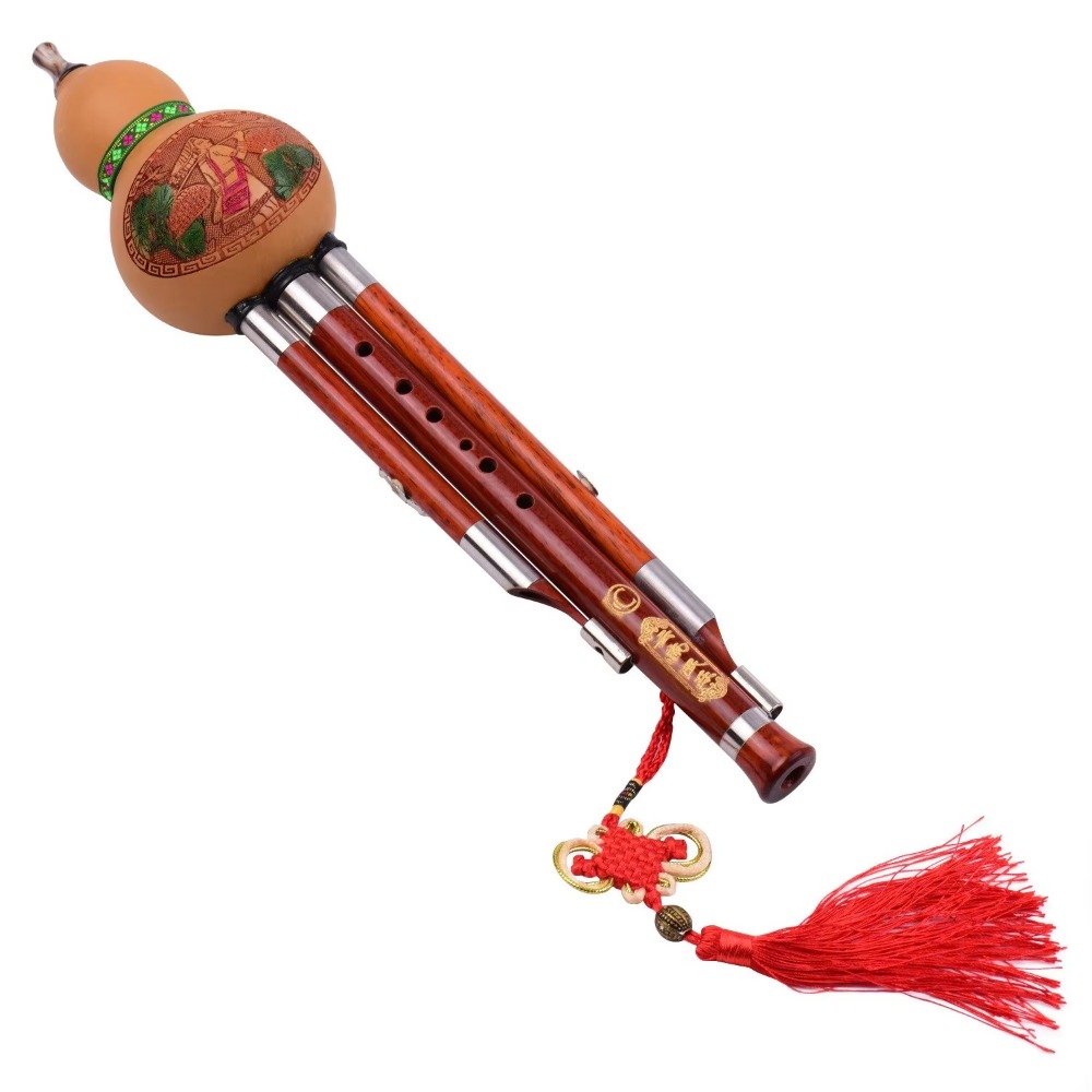 3-Tone C Key Hulusi Gourd Flut - Musical Instrument In Chinese recensie en prijs