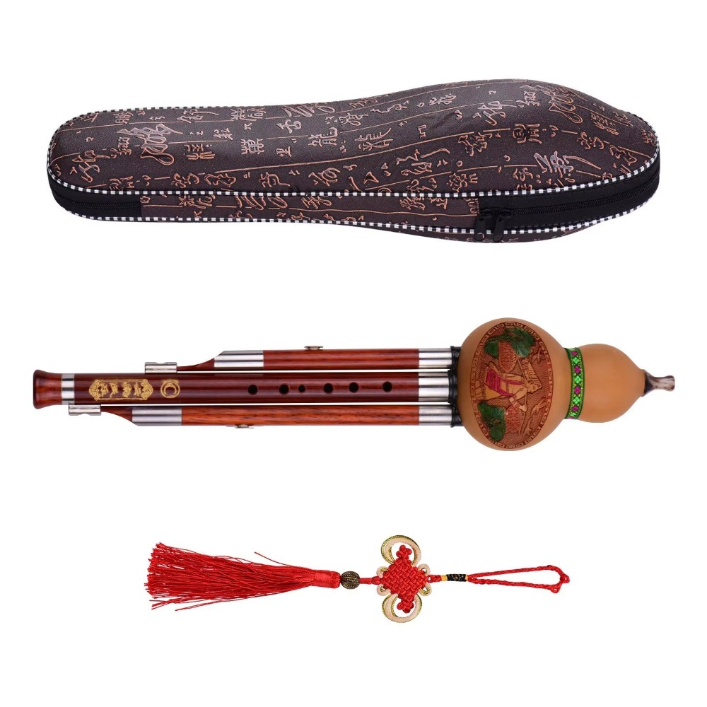 3-Tone C Key Hulusi Gourd Flut - Musical Instrument In Chinese recensie en prijs