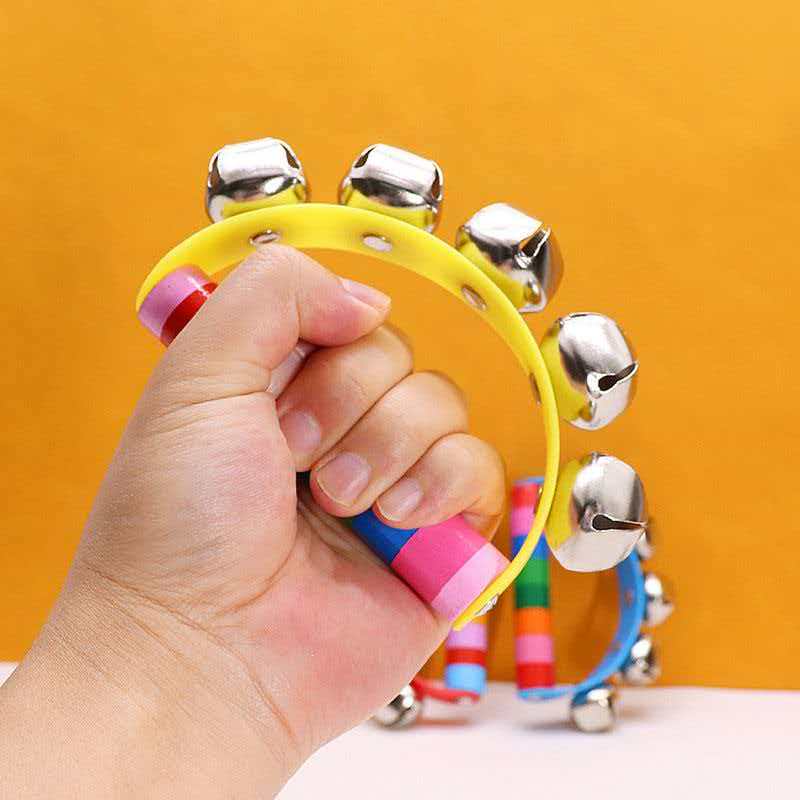 Rainbow Hand Jingle Bells Wood - Musical Instrument You Shake recensie en prijs