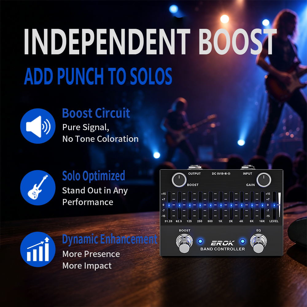 EROK EQB-10 10 Band EQ Equaliz - Dobro Resonator Guitar recensie en prijs