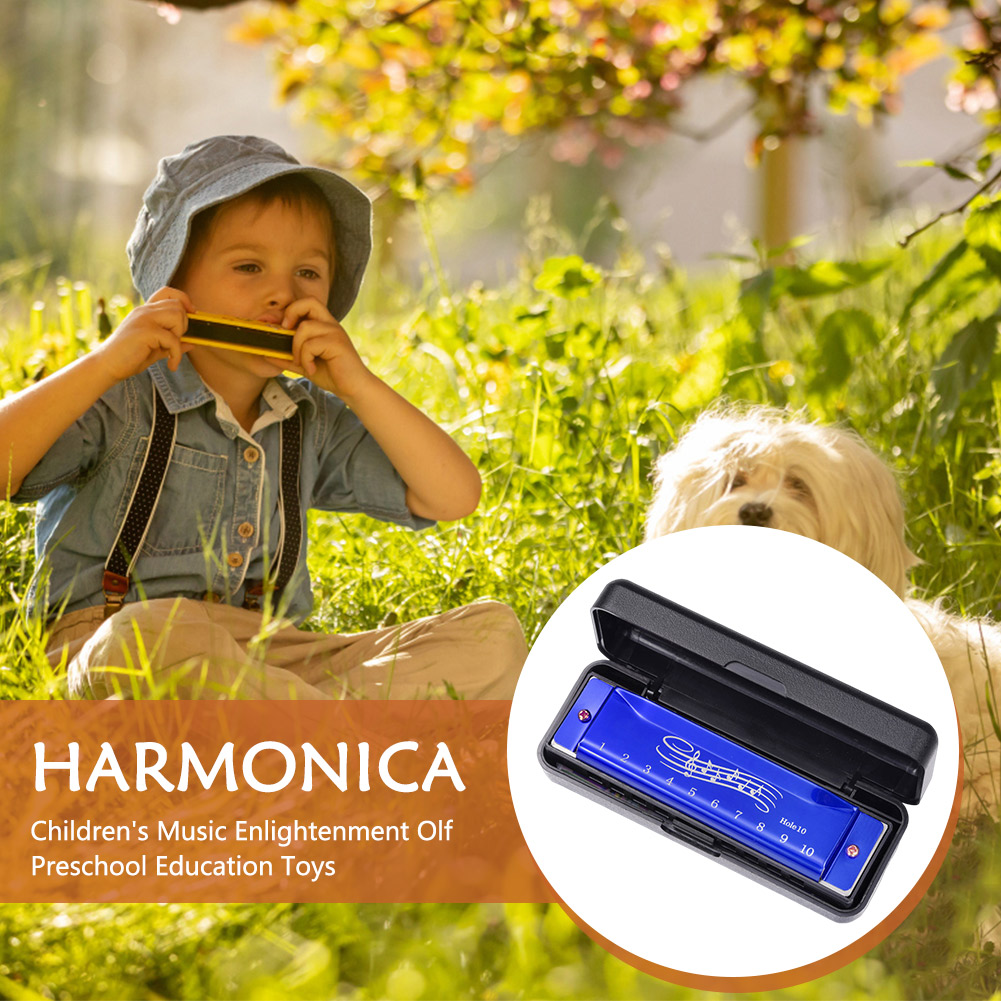 10 Hole 20 Tone Harmonica Earl - Musical Instrument Easy To Learn recensie en prijs