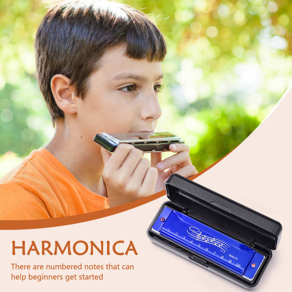 10 Hole 20 Tone Harmonica Earl - Musical Instrument Easy To Learn recensie en prijs