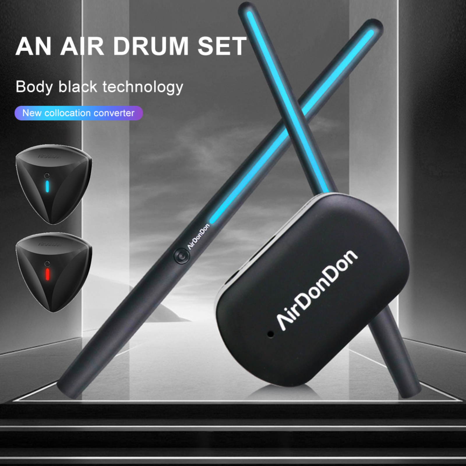 Air Drum Set Portable Air Drum - Musical Instrument Virtual recensie en prijs
