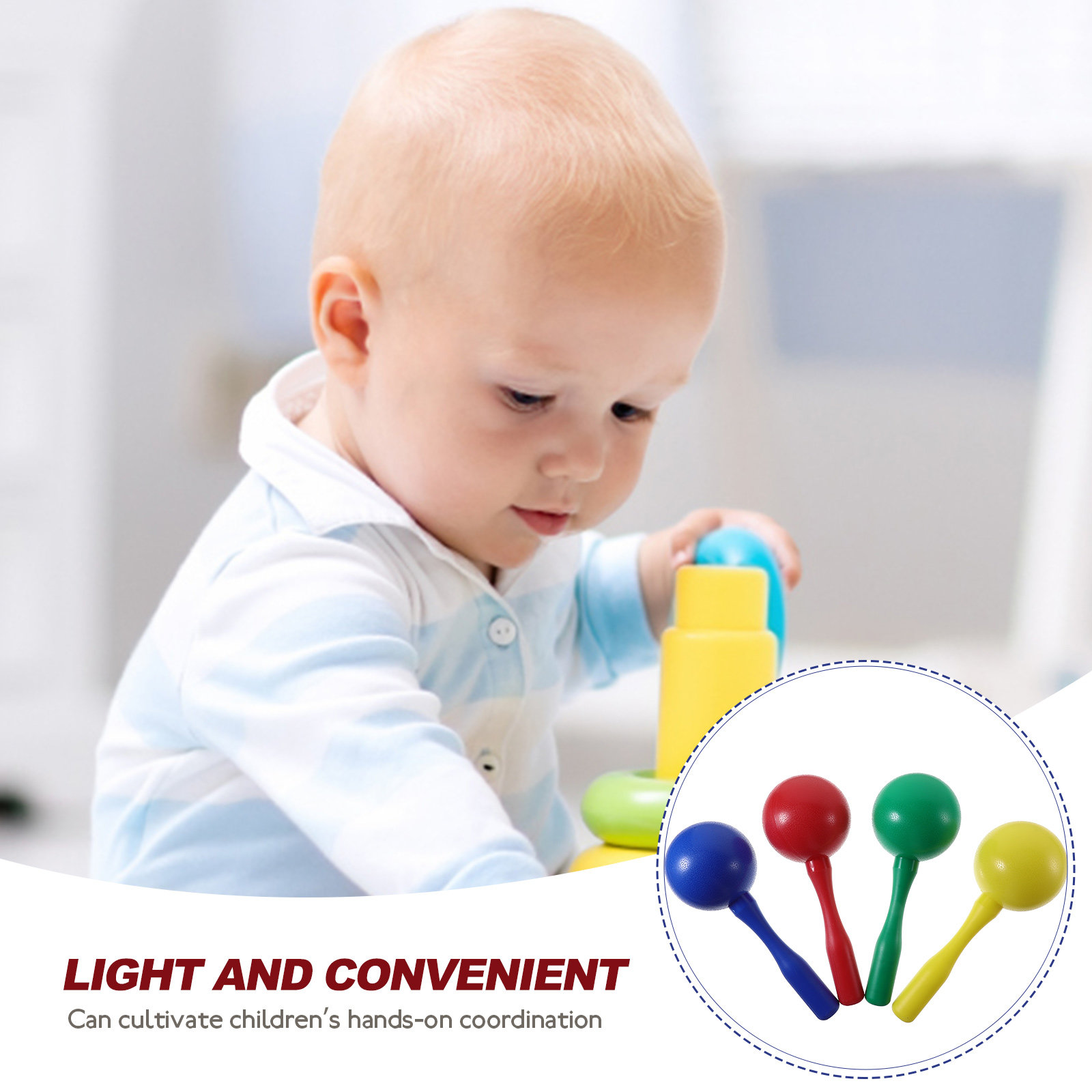 8Pcs Shaking Maracas Musical E - Musical Instrument You Shake recensie en prijs