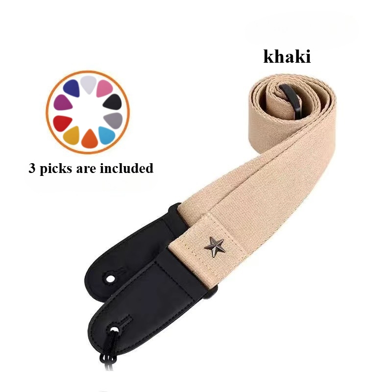 Embroidered Cross Guitar Strap - Musical Instrument Note recensie en prijs
