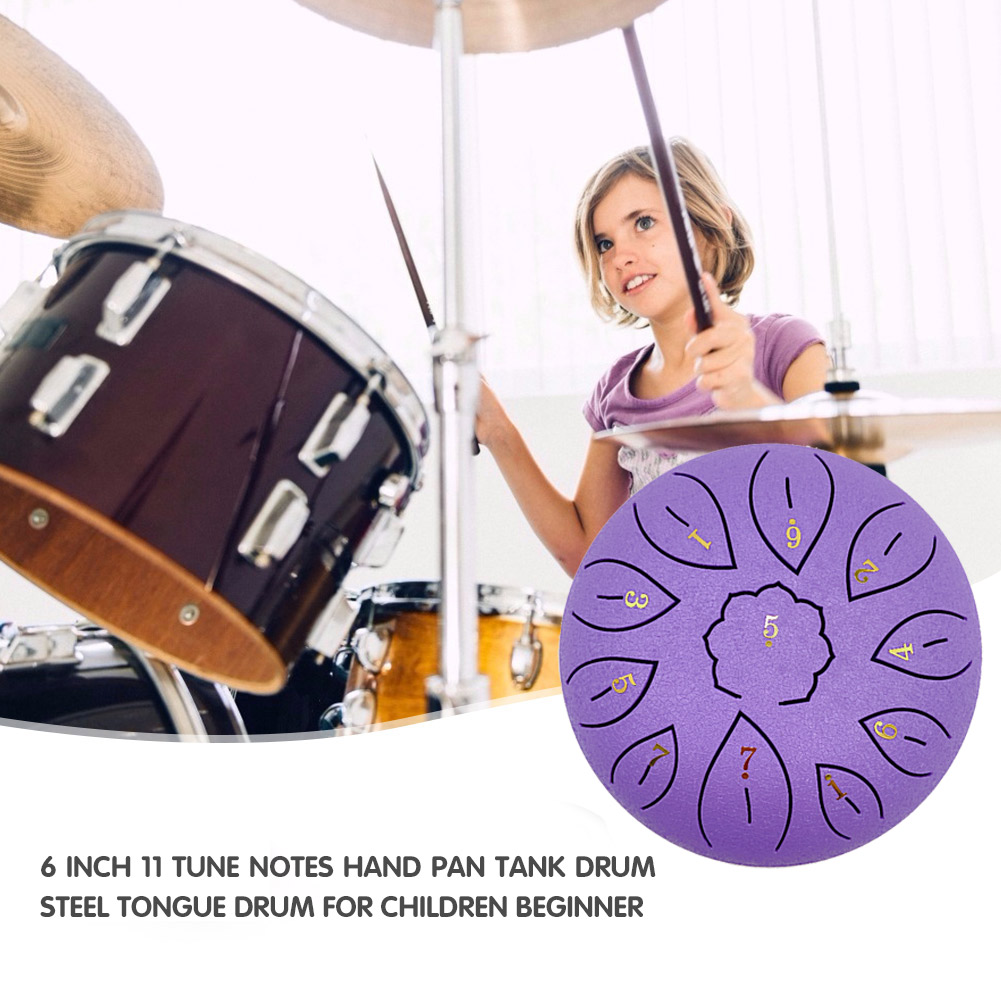 Glucophone Steel Tongue Drum 6 - Musical Instrument Note recensie en prijs