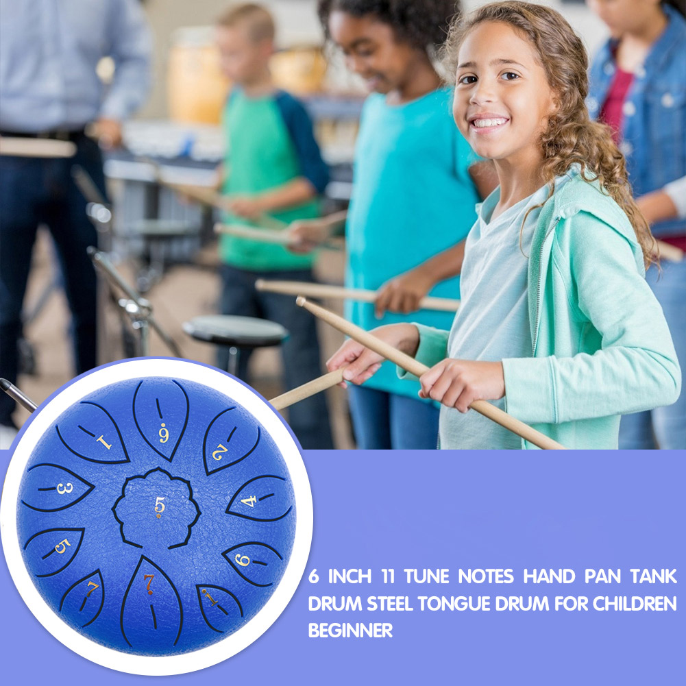 Glucophone Steel Tongue Drum 6 - Musical Instrument Note recensie en prijs