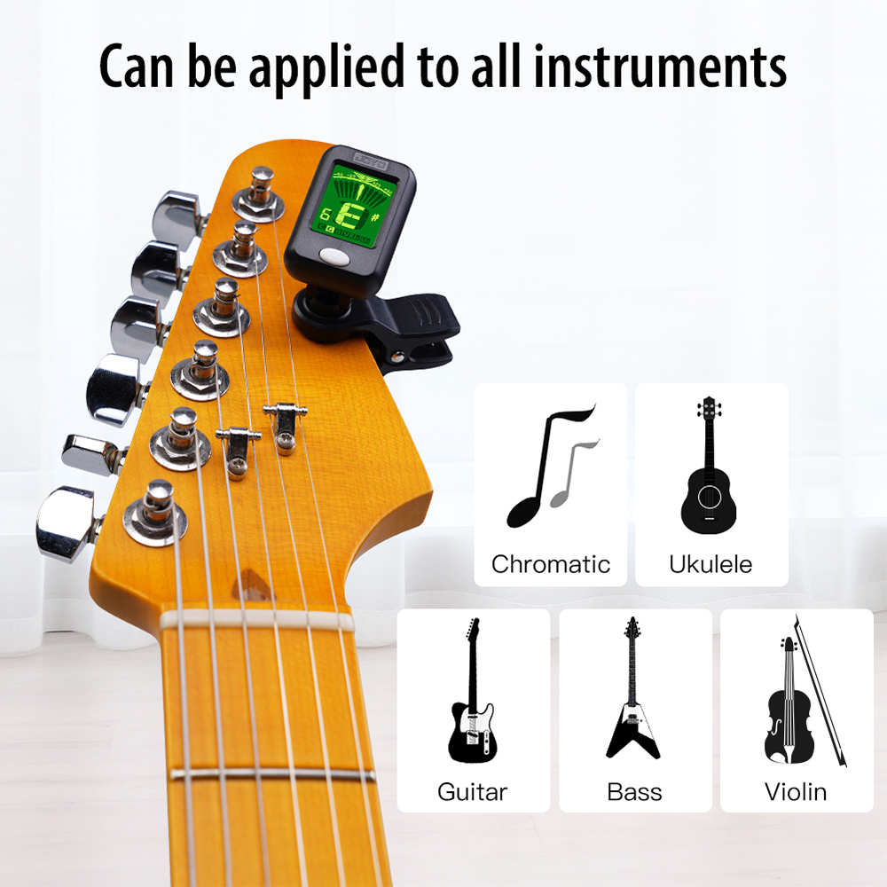 JOYO JT-09 Guitar Tuner Clip-o - Musical Instrument Note recensie en prijs