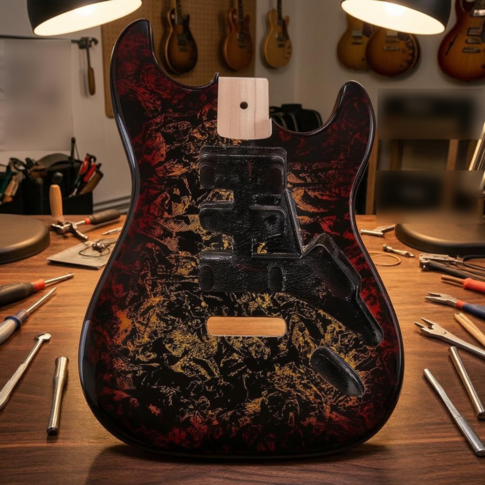 Electric Guitar Body Routed Ca - Musical Instrument For Beginners recensie en prijs