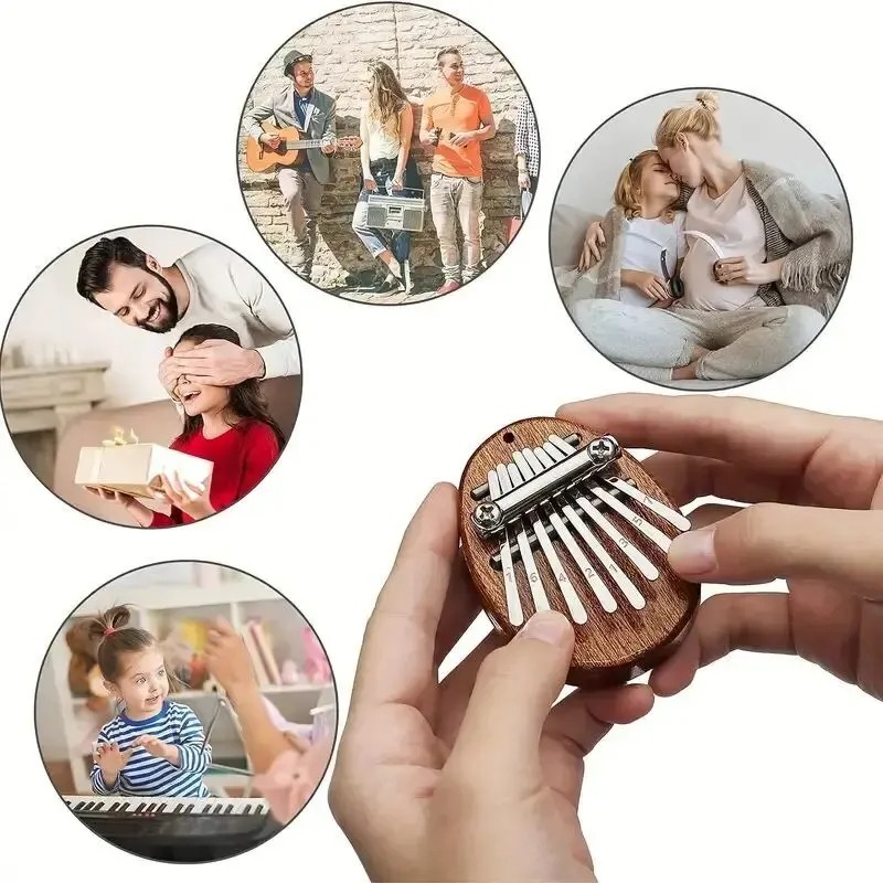 8 Key Mini Wooden Kalimba Thum - Musical Instrument For Beginners recensie en prijs