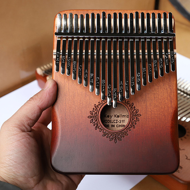 Mahogany Kalimba 21 Key Thumb  - Musical Instrument African recensie en prijs