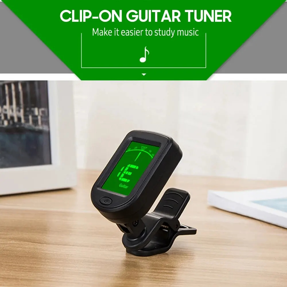 T-02 Guitar Tuner Clip-on Chro - Musical Instrument Note recensie en prijs