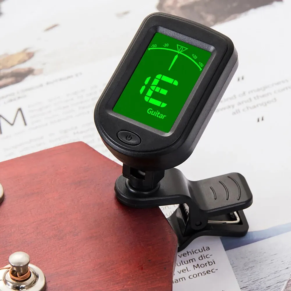 T-02 Guitar Tuner Clip-on Chro - Musical Instrument Note recensie en prijs