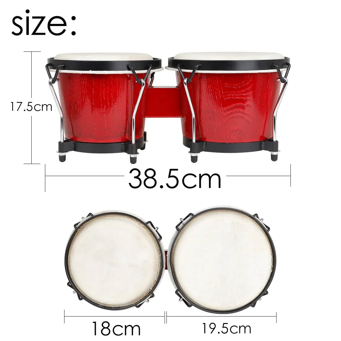 IRIN African Bongo Drums Woode - Musical Instrument African recensie en prijs