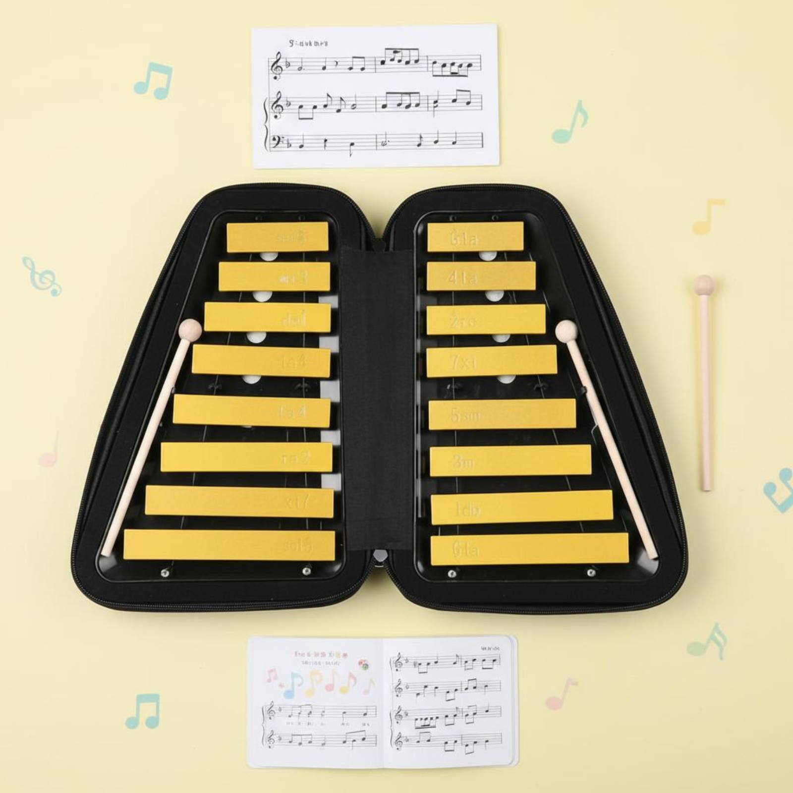 16-Note Aluminum Xylophone Han - Musical Instrument Easy To Learn recensie en prijs