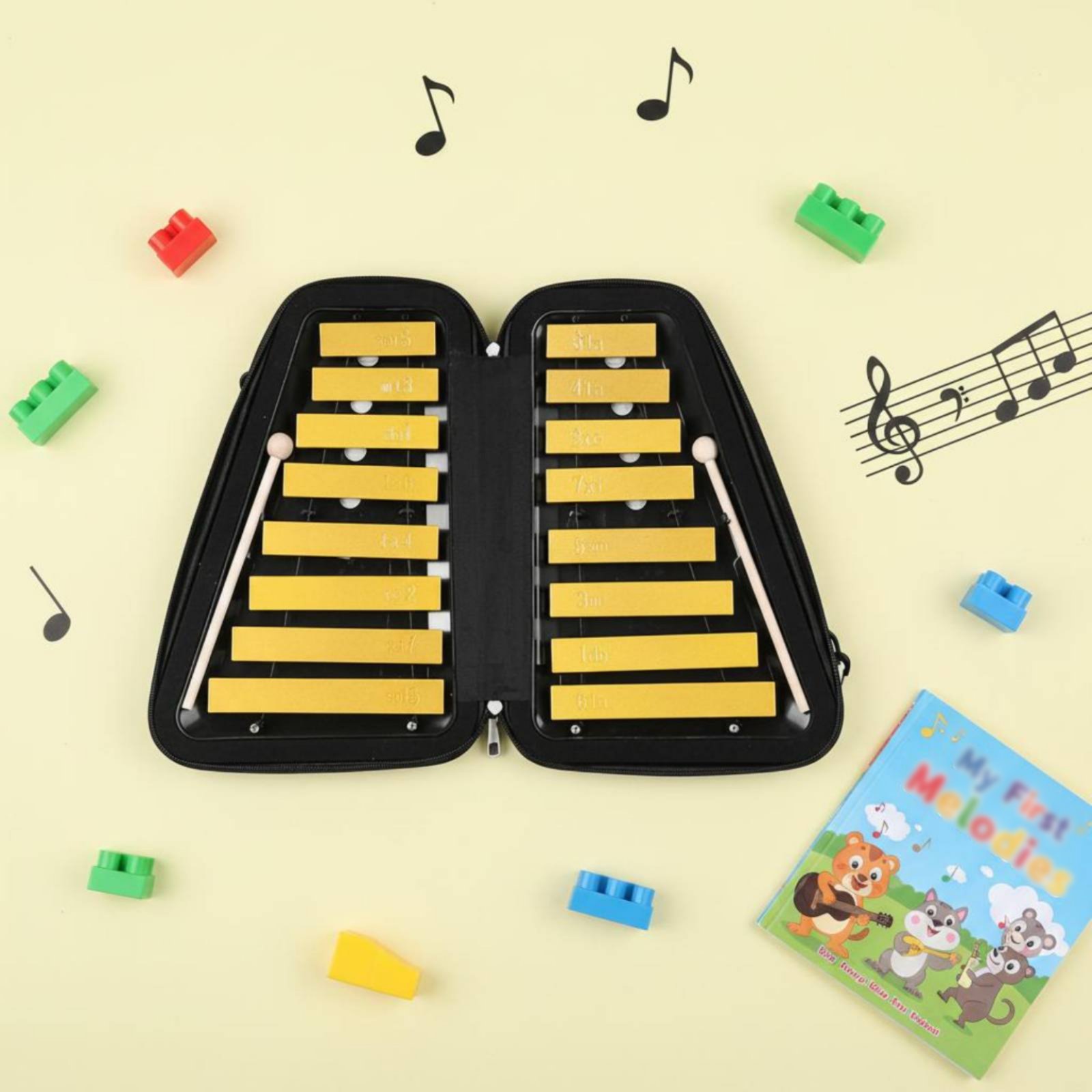 16-Note Aluminum Xylophone Han - Musical Instrument Easy To Learn recensie en prijs