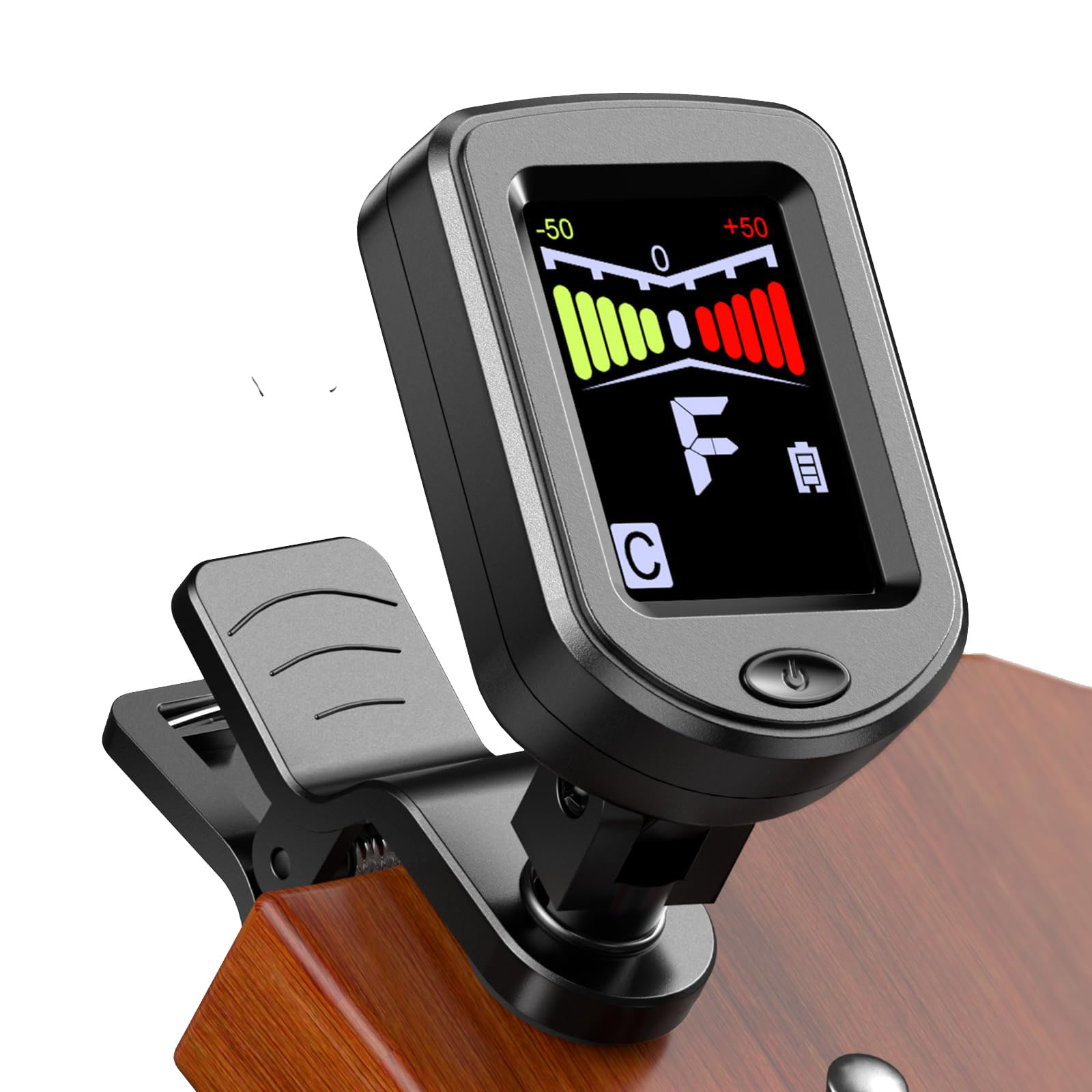 Clip-On Guitar Tuner with Regu - Musical Instrument Note recensie en prijs