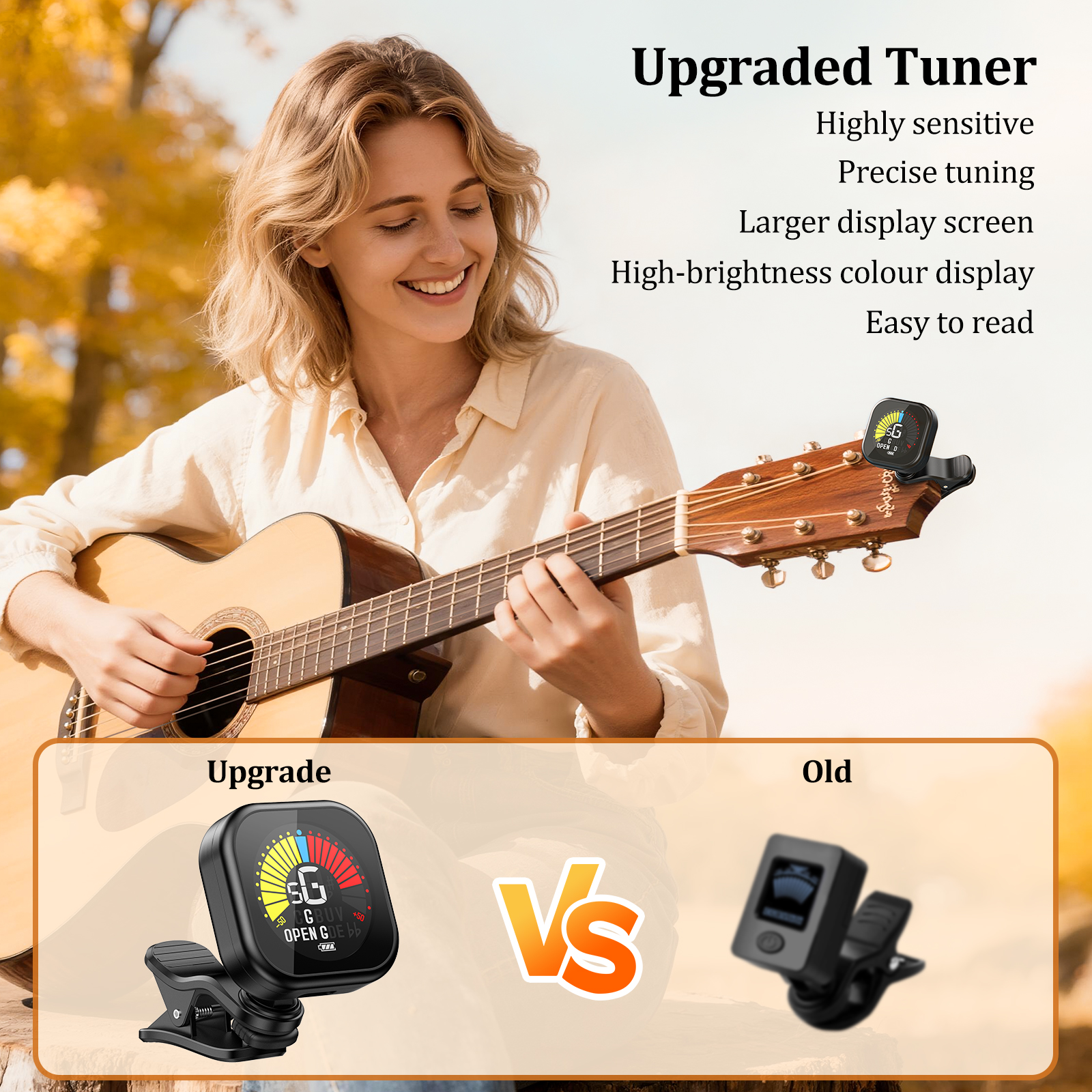 New Bee Guitar Tuner Clip-On C - Musical Instrument Note recensie en prijs